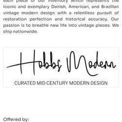 MCM Tambour door credenza/buffet by Barney Flagg