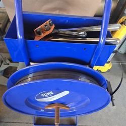 Uline Polyester Strapping Tools and Cart 