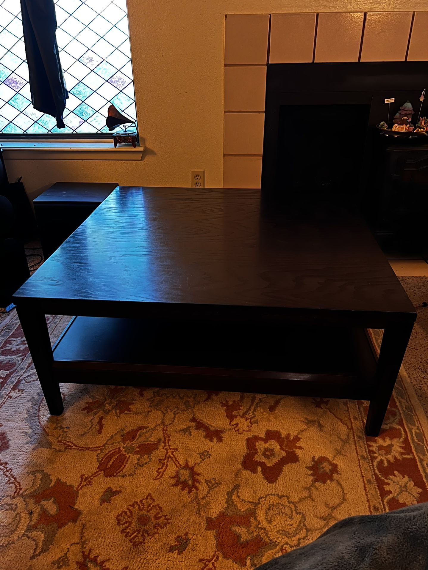 Dark Brown Coffee Table With Storage