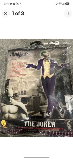 Batman Arkham Joker Adult Halloween Costume