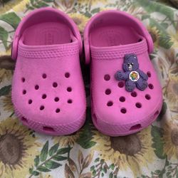 Pink Crocs 