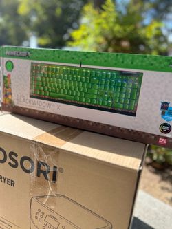 Razer BlackWidow V4 Keyboard Minecraft, razor keyboard, pc keyboard, Minecraft keyboard, gaming keyboard, led keyboard