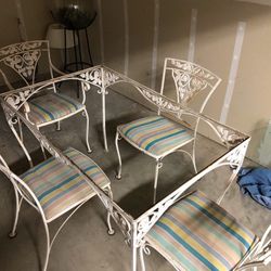 Mid Century Woodard Dining Set