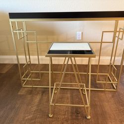 modern slim console table