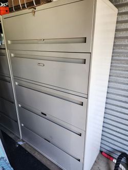 $249 each. Price to sell fast.Large metal file very clean can be used to store tools or dresser ( new condition)