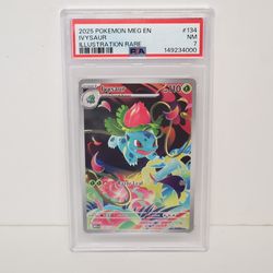 Pokemon Ivysaur 134 PSA 7 Mega Evolution
