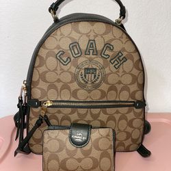 Coach Backpack with Matching Wallet