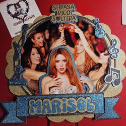 Shakira Cake Topper 