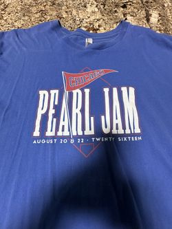 Pearl Jam Concert Tshirt Chicago 2016