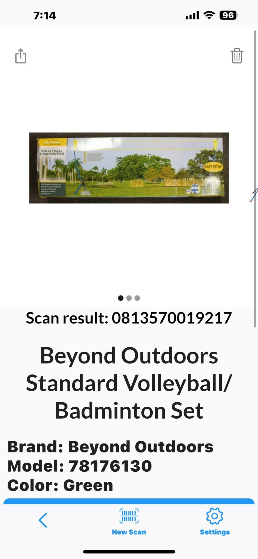 Volleyball & Badminton Set-NEW