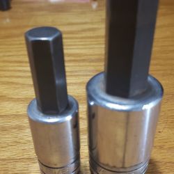 Snap On Tools 1/2" Drive 3/4" And 9/16"  Standard Hex Allen Bit Socket Driver 