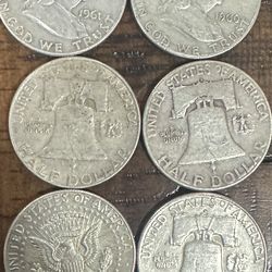Silver Half Dollars. Junk Silver 90%. $12.50 Each 