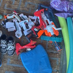 Nerf Guns And Gel Fire Gun