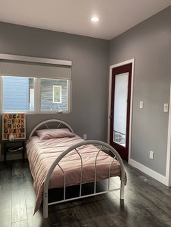 Single Bed Frame + Mattress – $60