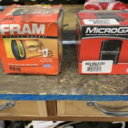 Oil Filters New Fram PH16 and Microguard MGL16