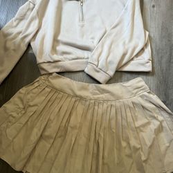 Women Plus Size Skirt & Top