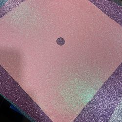 Graduation Cap Glitter Cardstock- CUTOUT ONLY