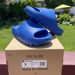 Adidas Yeezy Slide Azure Men’s Size 8 (Women’s 9.5) ~ ID4133 ~ NEW