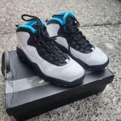 Jordan Youth Air 10 Retro (GS) 310806 106 Powder Blue - Size 9.5