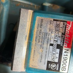 Makita Planer With Case 