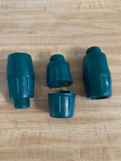 3 Sets of Garden Water Hose Plastic Connector