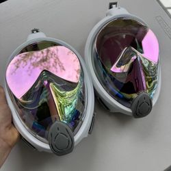 2 Snorkel Full Frame Masks