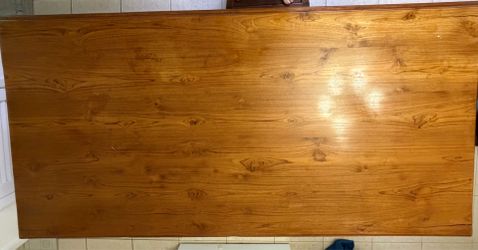 Solid Teak dining table+6 chairs