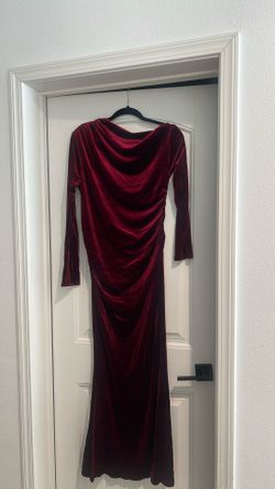 Red Velvet Dress