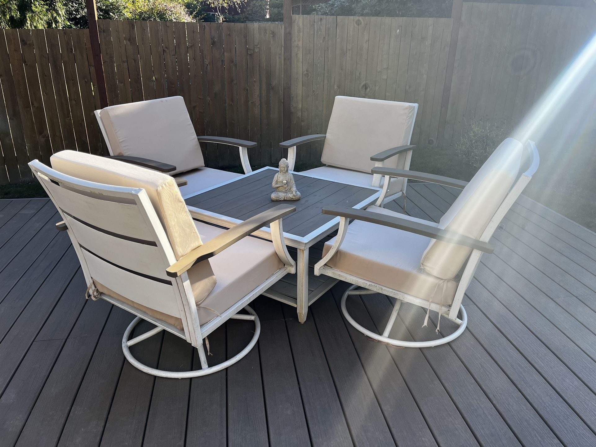 Outdoor Patio Set 5-piece