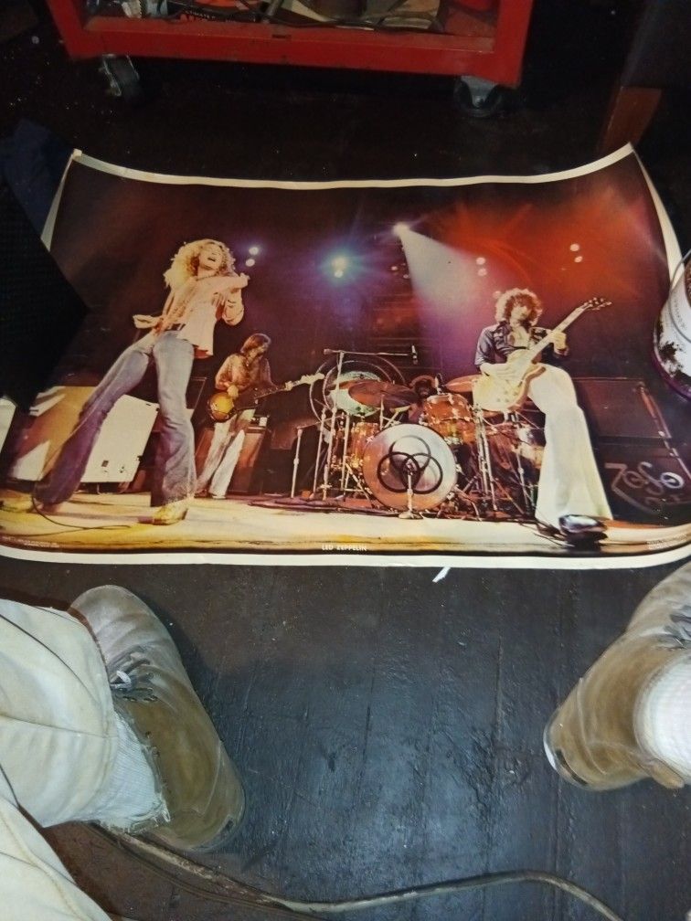 1974 LED ZEPPELIN RAINBOW Poster