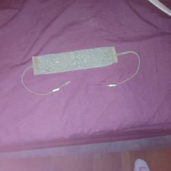 Brown Glimmery Choker Neckalce 