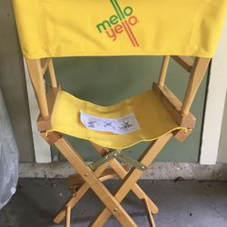 Brand New Mellow Yellow Directors Chair