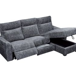New. Power recliner sofa.