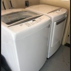 New LG washer & dryer