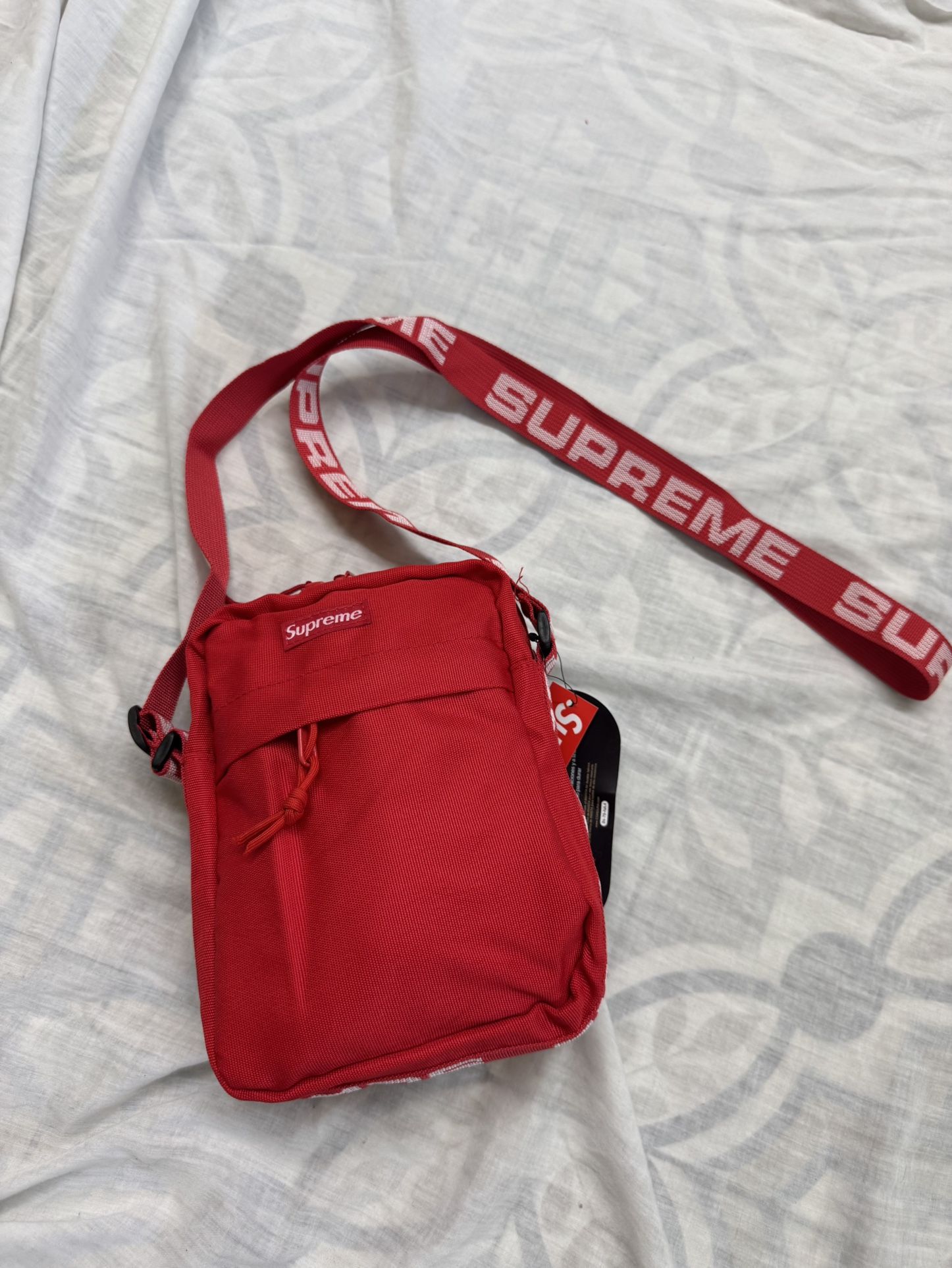 Red Supreme Shoulder Bag