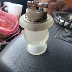 Vintage Glass Table Lighter