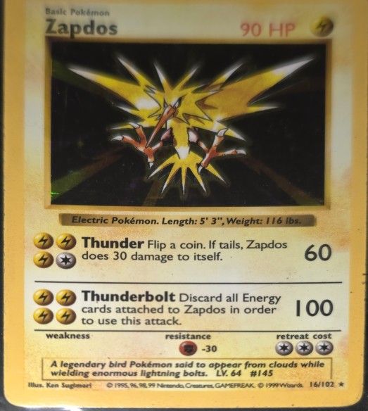 Zapdos Base Set