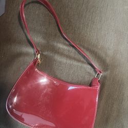 Glossy Red Purse