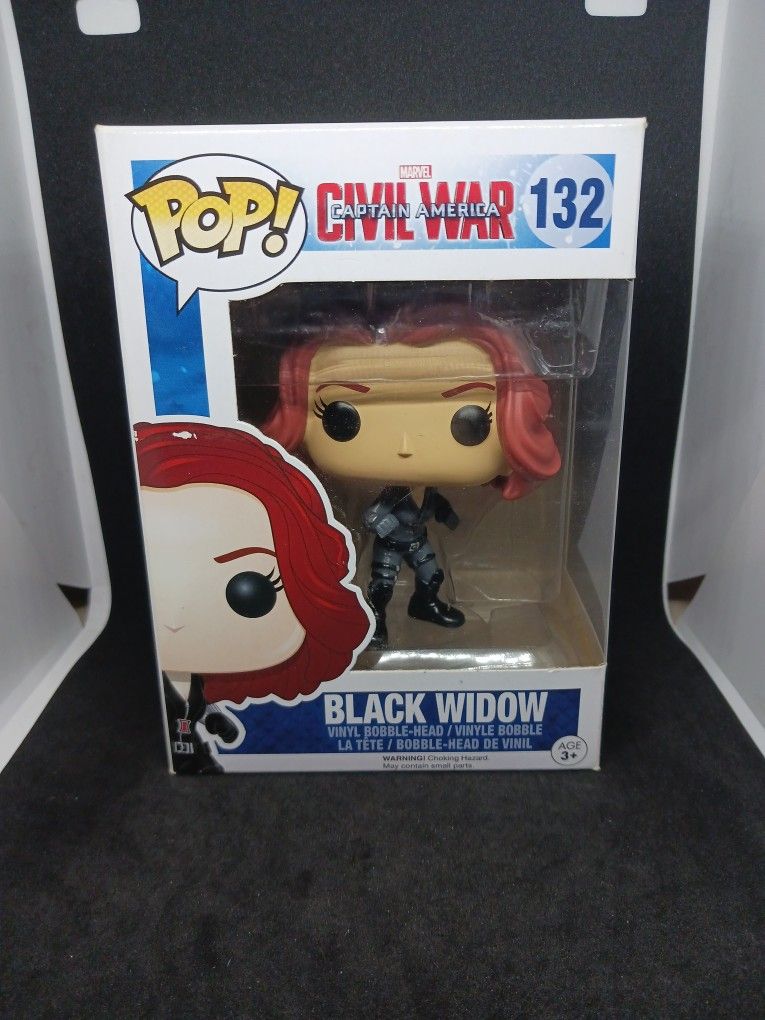 Funko POP Marvel: Captain America 3: Civil War Action Figure - Black Widow