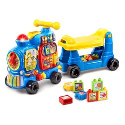 VTech Sit-to-Stand Ultimate Alphabet Train, Blue