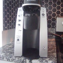 The Keurigs Coffee Maker With Condiments And Pods