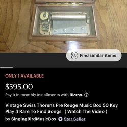 Antique Music Box 
