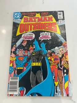 Batman and the Outsiders 1, Key Comic Book VF/NM 1980s Justice League Wonder Woman