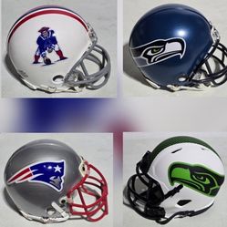 SUPER BOWL LX TEAM MINI HELMETS!
