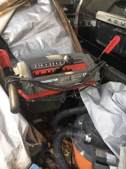 Craftsmans Snow blower 6 feet forward to speed reverse electric start and pull start