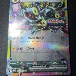 Prismatic Evolution Umbreon Ex #60 Stamped 