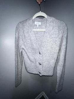 & other stories dinosaur bottom cardigan