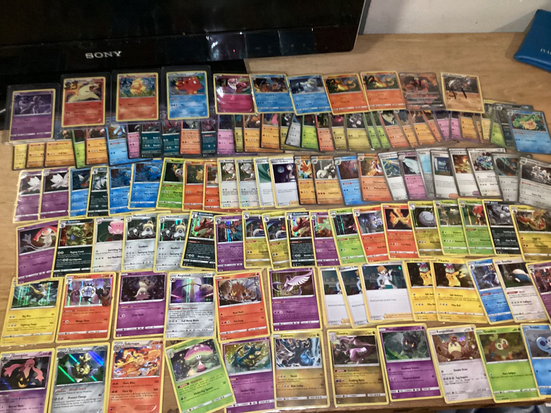 116 Pokémon Holo Card lot from 2014 Through 2025