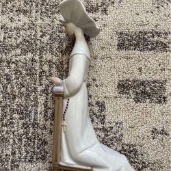 RARE Lladro 5502 MEDITATION (White) in Mint condition