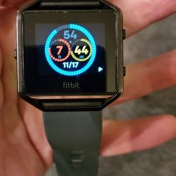 Like new Fitbit Blaze Gunmetal with extra bands.